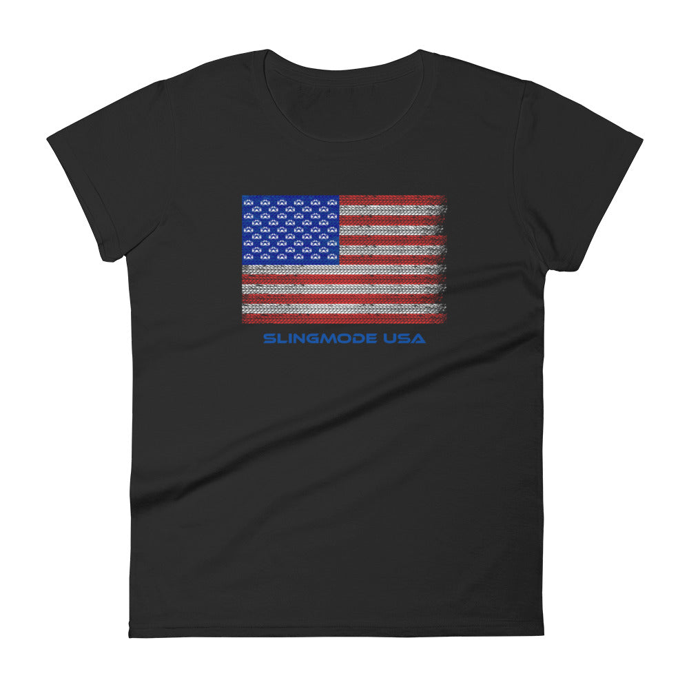 American Flag Shirt. American Flag Clothing. Women's Flag -   Norway