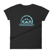 Load image into Gallery viewer, Slingmode Official Logo Women's T-Shirt (Pacific Teal Fade)