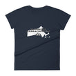 Load image into Gallery viewer, Slingmode State Design Women's T-Shirt (Massachusetts)
