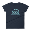 Load image into Gallery viewer, Slingmode Official Logo Women's T-Shirt (Pacific Teal Fade)
