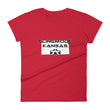 Load image into Gallery viewer, Slingmode State Design Women's T-Shirt (Kansas)
