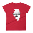 Load image into Gallery viewer, Slingmode State Design Women's T-Shirt (Illinois)
