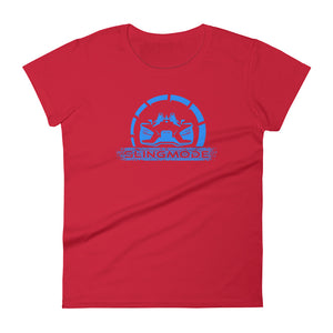 Slingmode Official Logo Women's T-Shirt (Blue Steel)