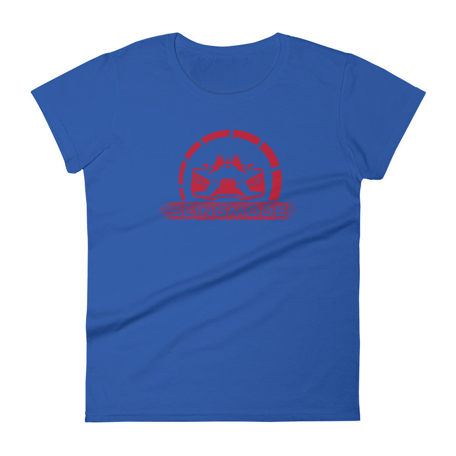 Slingmode Official Logo Women's T-Shirt (Sunset Red)