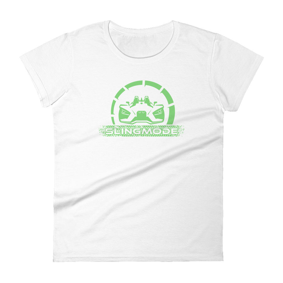 Slingmode Official Logo Women's T-Shirt (Dragon Green)