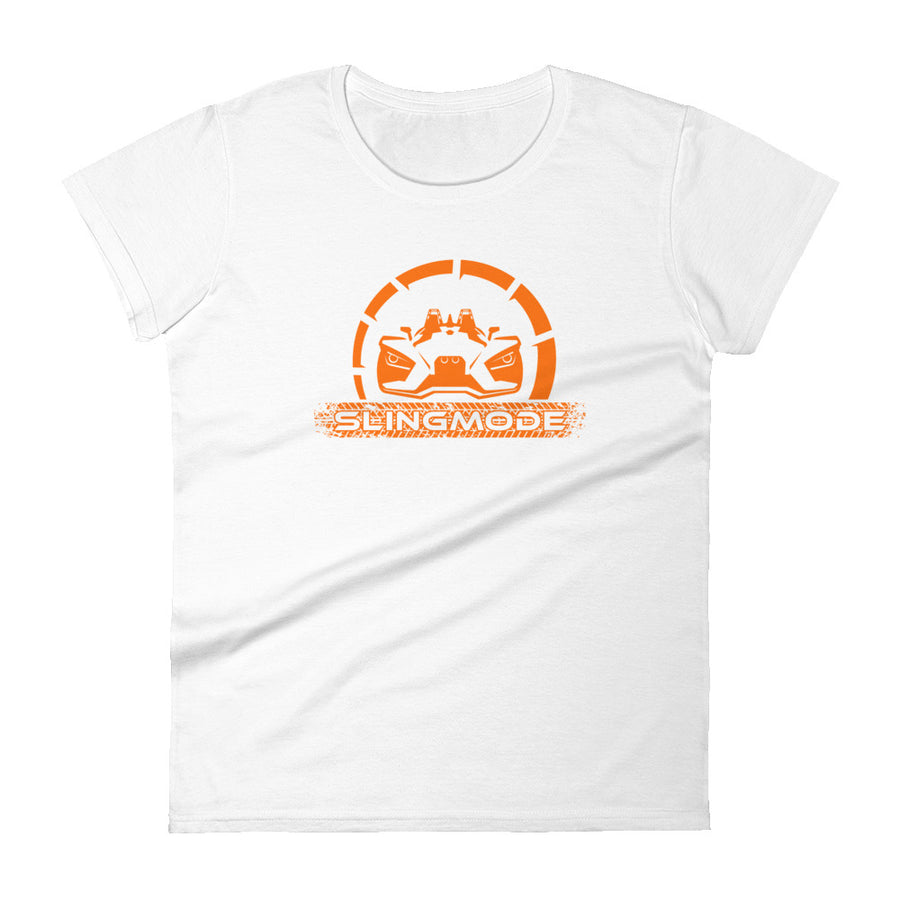 Slingmode Official Logo Women's T-Shirt (Afterburner Orange)