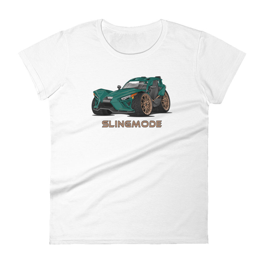 Slingmode Caricature Women's T-Shirt 2020 (GT Fairway Green)