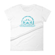 Load image into Gallery viewer, Slingmode Official Logo Women's T-Shirt (Pacific Teal Fade)