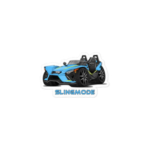 Slingmode Stickers | 2023 R Miami Blue Fade Polaris Slingshot®