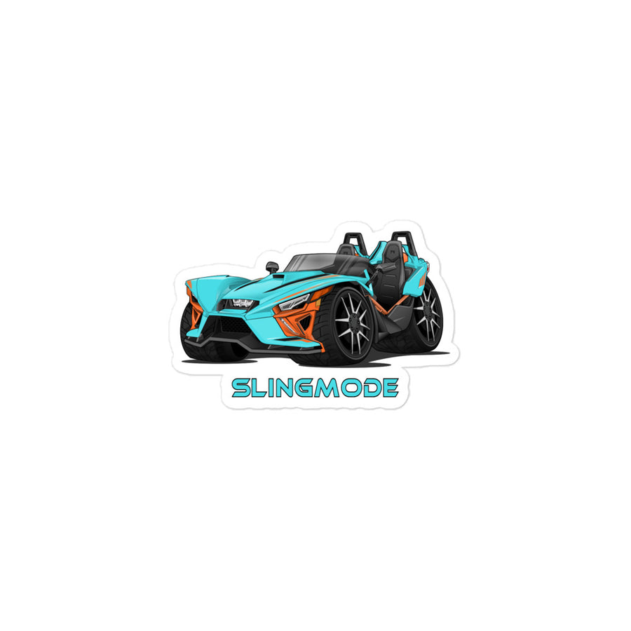Slingmode Stickers | 2023 R Pacific Teal Fade Polaris Slingshot®