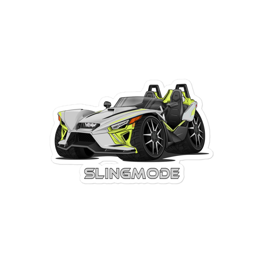 Slingmode Stickers | 2023 R Lime Dream Polaris Slingshot®