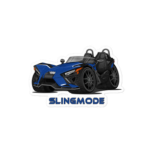 Slingmode Stickers | 2023 SLR Cobalt Clue Fade Polaris Slingshot®