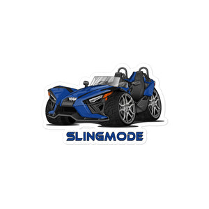 Slingmode Stickers | 2023 SL Cobalt Blue Polaris Slingshot®