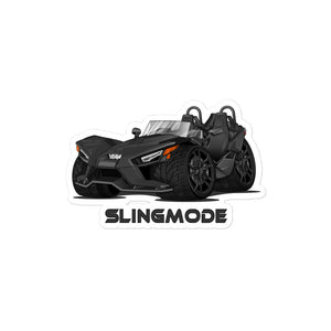 Slingmode Stickers | 2023 S Jet Black Polaris Slingshot®