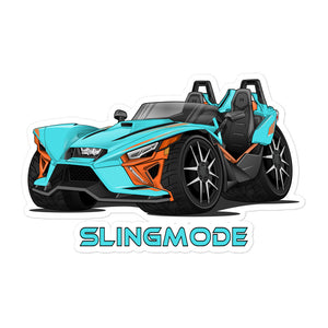 Slingmode Stickers | 2023 R Pacific Teal Fade Polaris Slingshot®