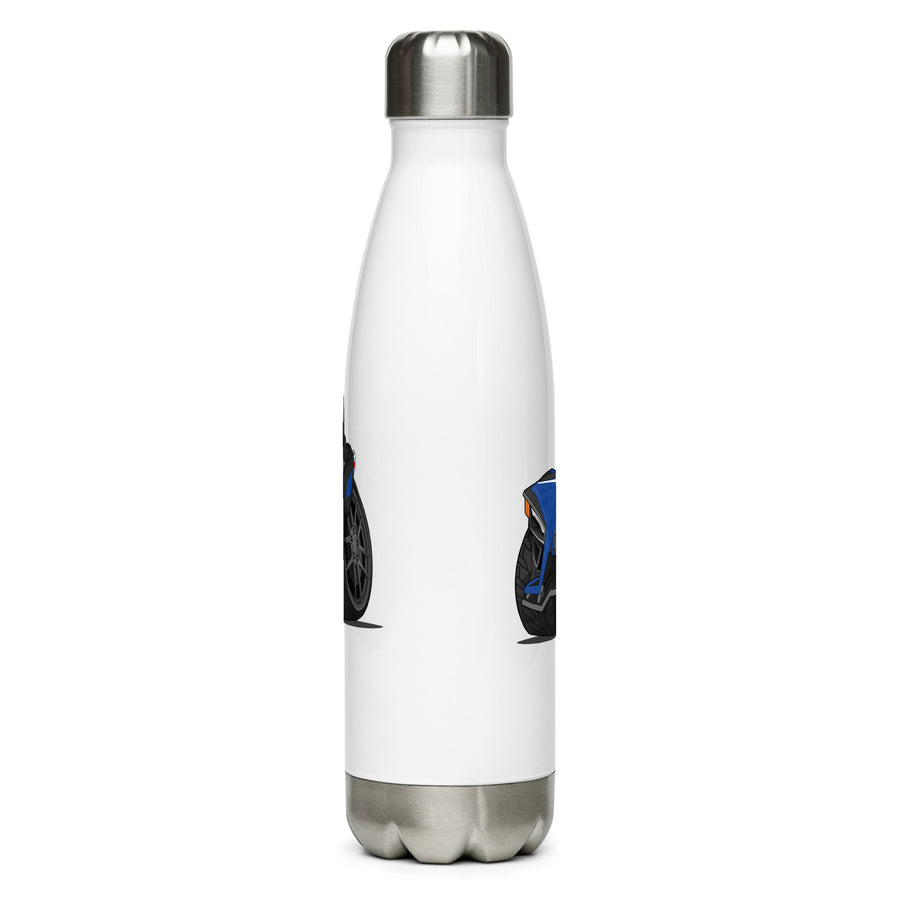 Slingmode Caricature Stainless Steel Water Bottle 2023 (SLR Cobalt Blue Fade)