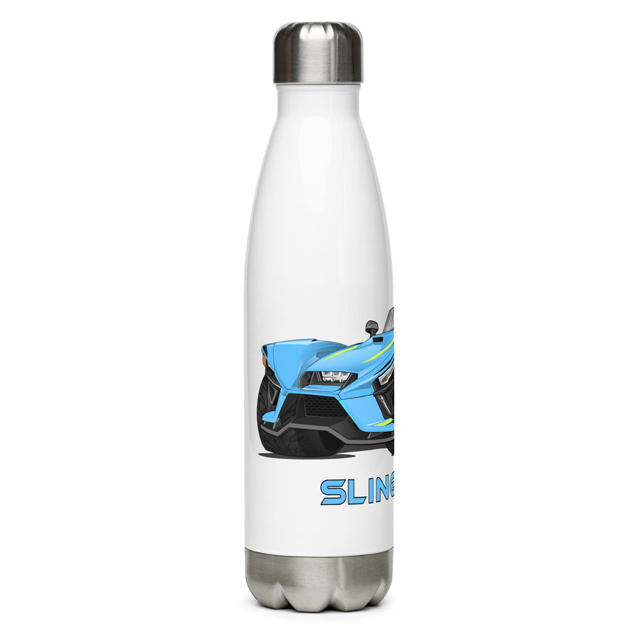 Slingmode Caricature Stainless Steel Water Bottle 2023 (R Miami Blue Fade)