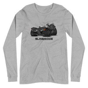 Men's Slingmode Caricature Long Sleeve T-Shirt 2023 (S Jet Black)