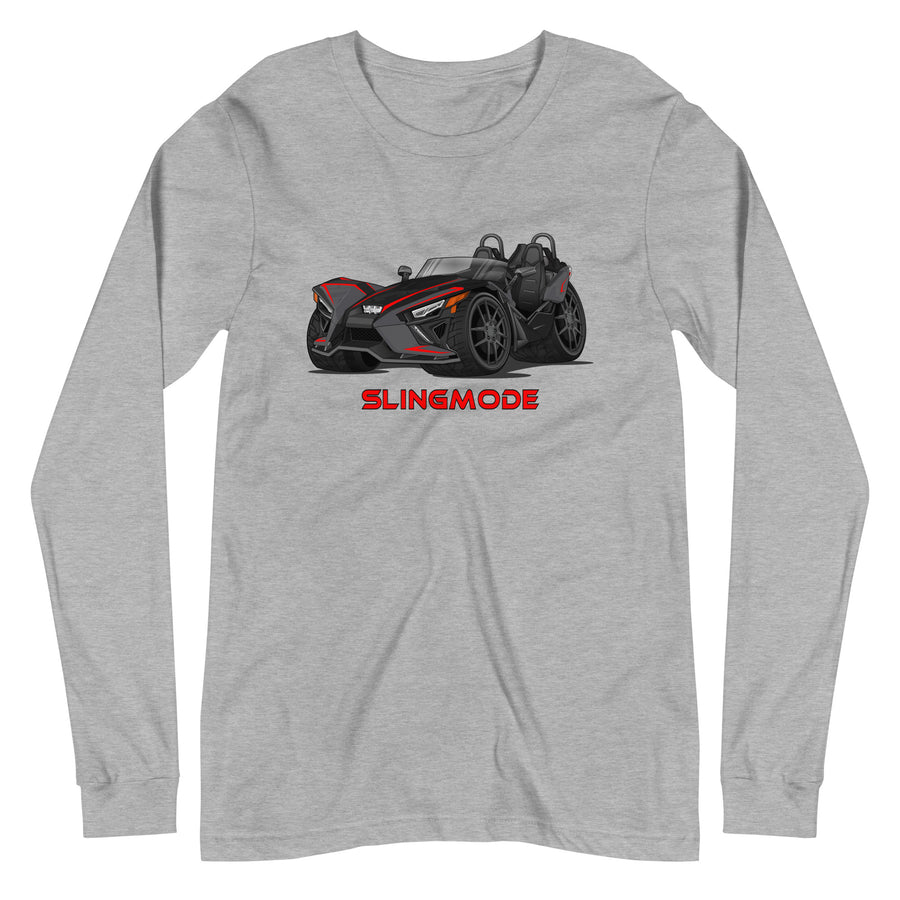 Men's Slingmode Caricature Long Sleeve T-Shirt 2023 (SLR Red Shadow)