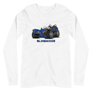 Men's Slingmode Caricature Long Sleeve T-Shirt 2023 (SL Cobalt Blue)