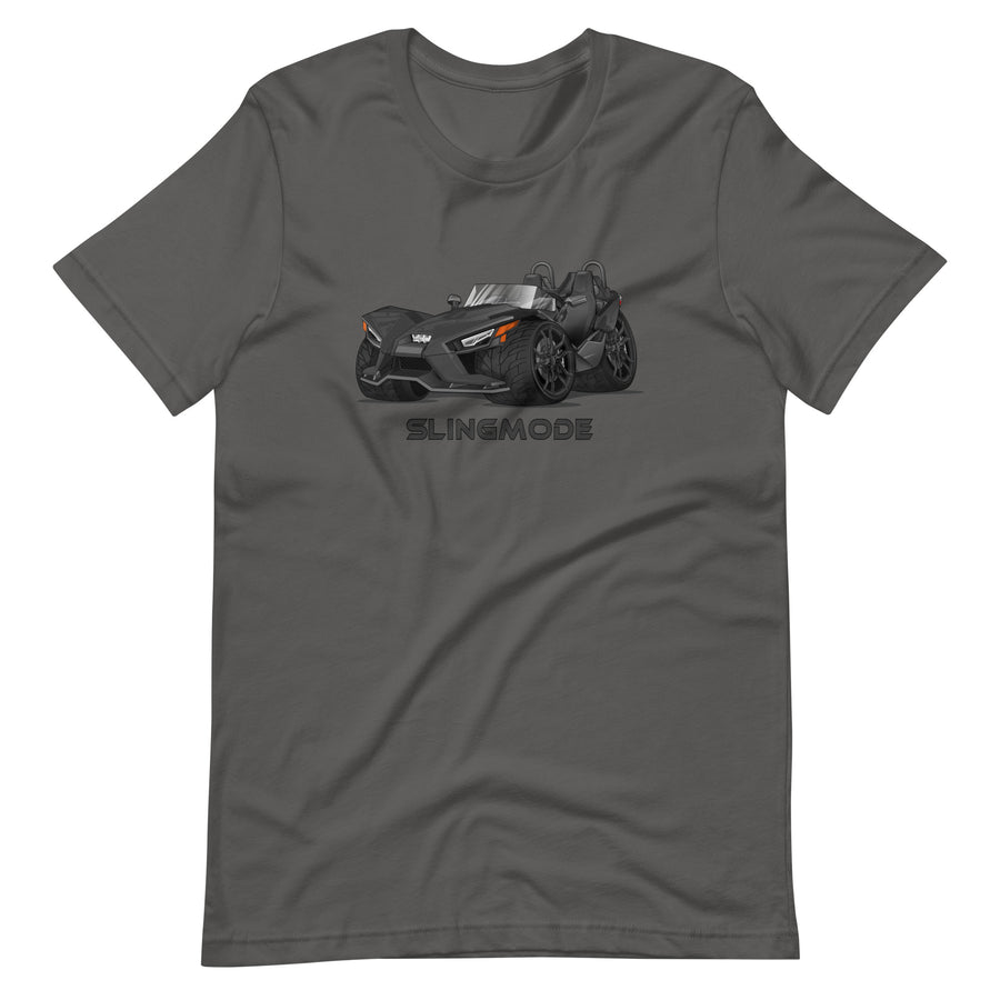 Men's Slingmode Caricature T-Shirt 2023 (S Jet Black)