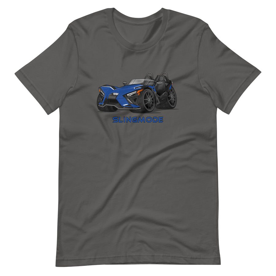 Men's Slingmode Caricature T-Shirt 2023 (SLR Cobalt Blue Fade)
