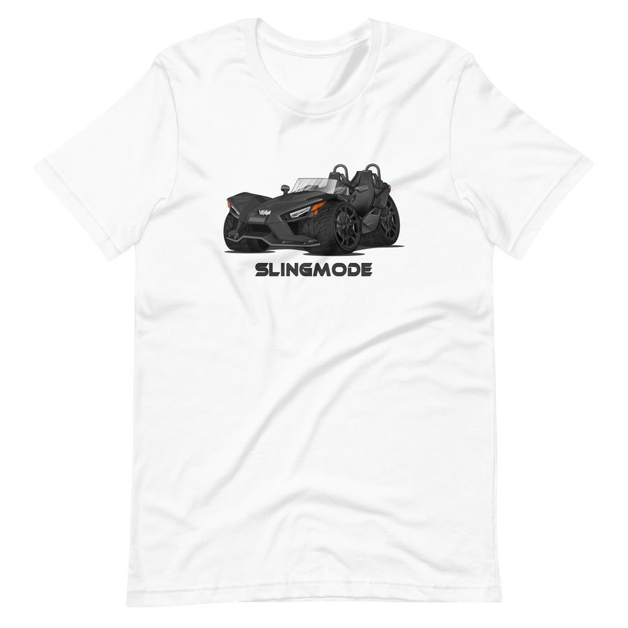Men's Slingmode Caricature T-Shirt 2023 (S Jet Black)