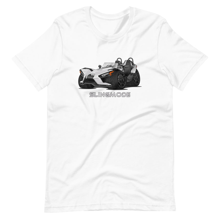 Men's Slingmode Caricature T-Shirt 2023 (S Moonlight White)