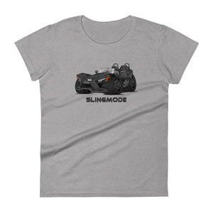 Women's Slingmode Caricature T-Shirt 2023 (S Jet Black)