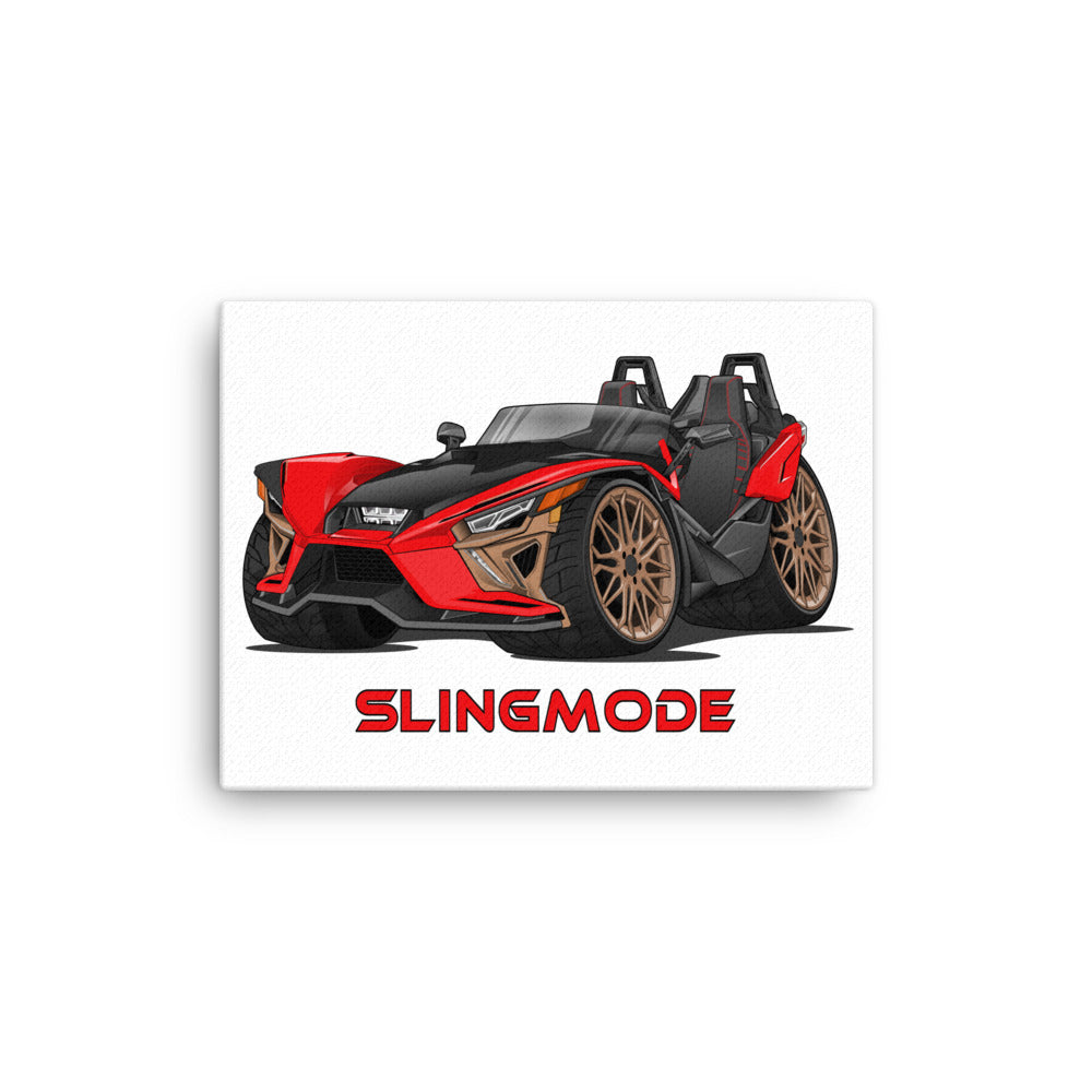 Slingmode Caricature Canvas Wall Art 2022 Signature LE Crimson