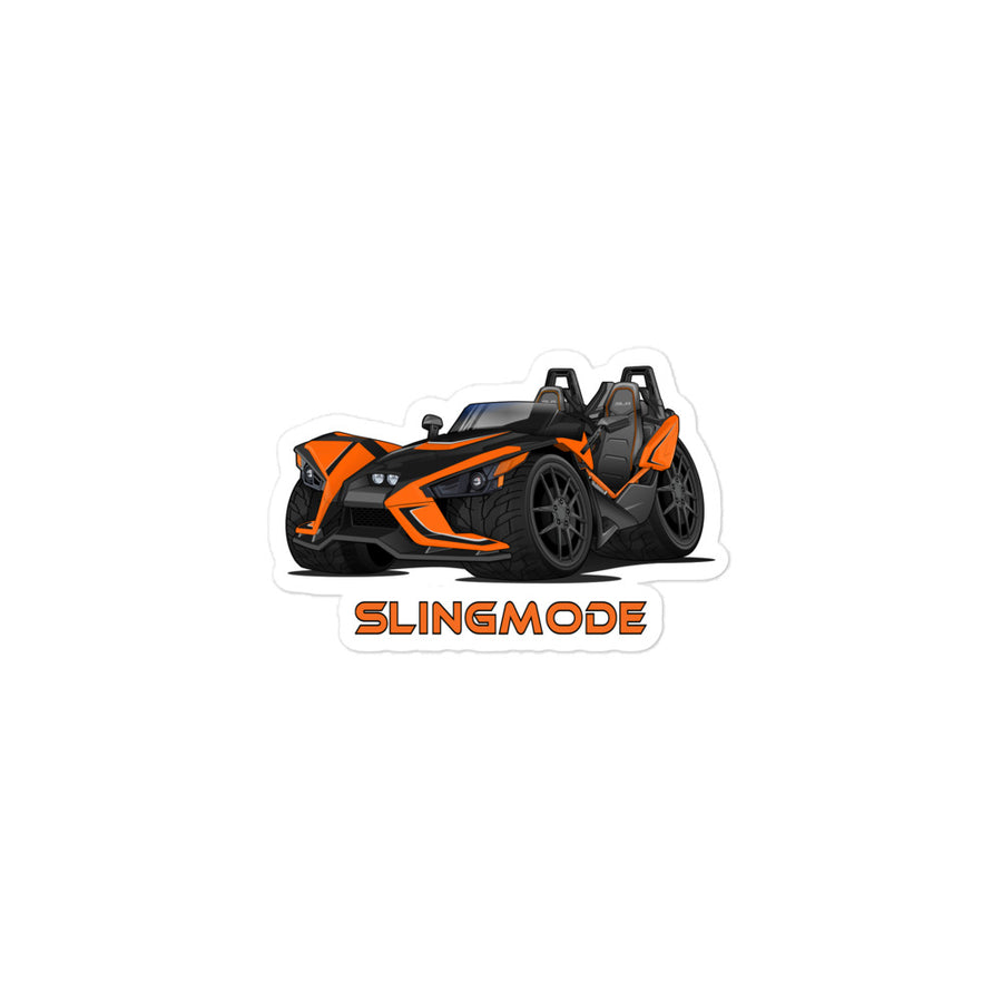 Slingmode Stickers | 2018 SLR Orange Madness Polaris Slingshot®