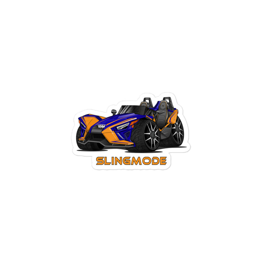 Slingmode Stickers | 2021 R Sunrise Orange Polaris Slingshot®