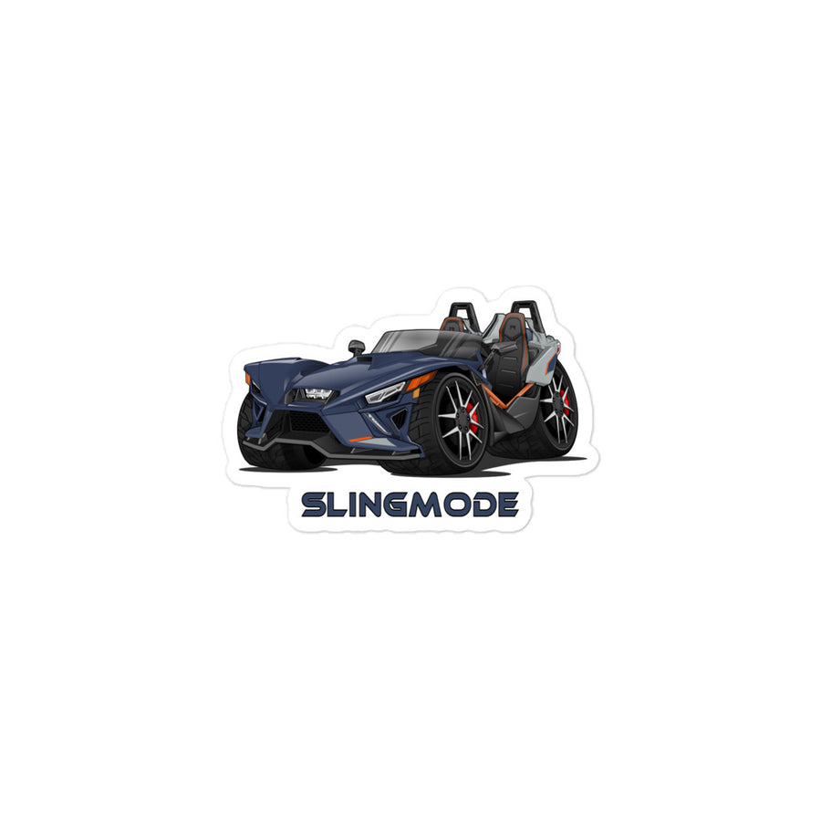 Slingmode Stickers | 2022 R Midnight Storm Fade Polaris Slingshot®