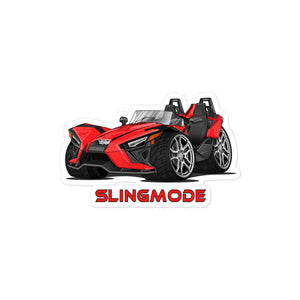 Slingmode Stickers | 2021 SL Red Pearl Polaris Slingshot®