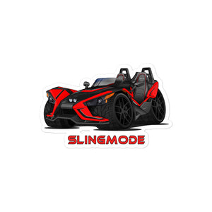 Slingmode Stickers | 2019 SLR Red Pearl Polaris Slingshot®