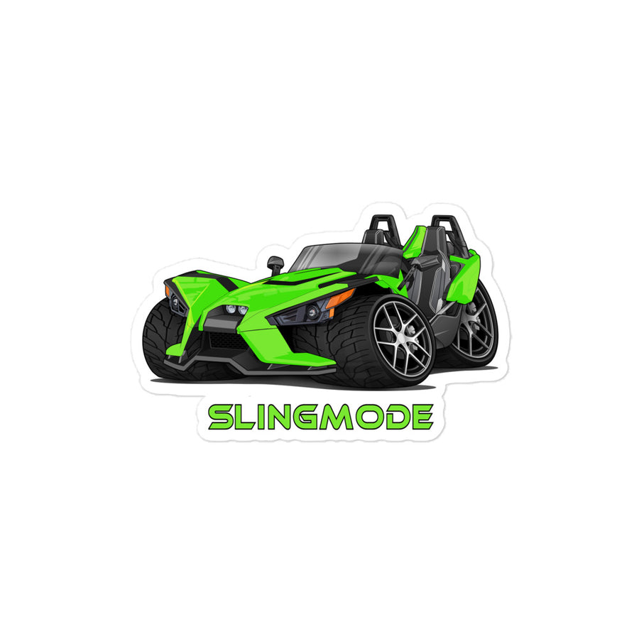 Slingmode Stickers | 2019 SL Icon Envy Green Polaris Slingshot®