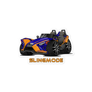 Slingmode Stickers | 2021 R Sunrise Orange Polaris Slingshot®