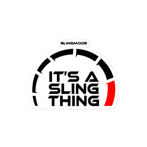 Slingmode Stickers | It's A Sling Thing (Black Design) Polaris Slingshot®