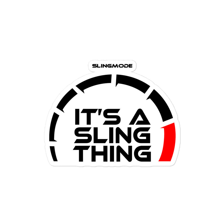 Slingmode Stickers | It's A Sling Thing (Black Design) Polaris Slingshot®