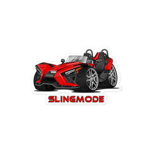 Slingmode Stickers | 2022 SL Red Pearl Polaris Slingshot®