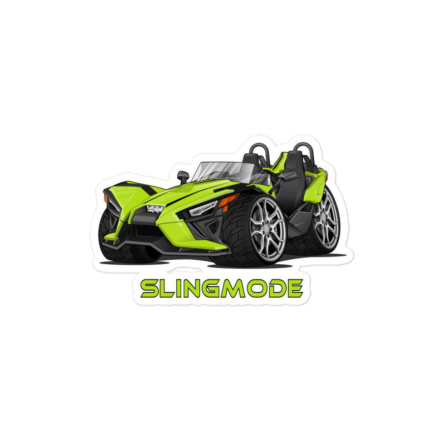 Slingmode Stickers | 2022 SL Liquid Lime Polaris Slingshot®