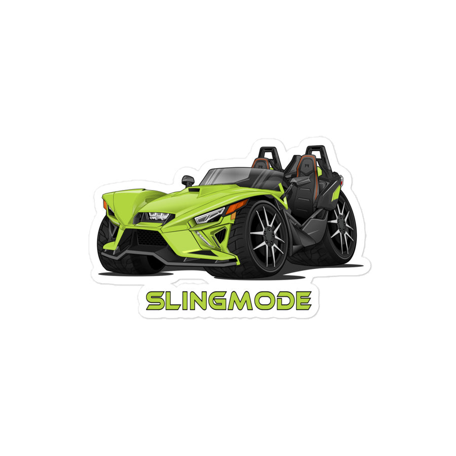 Slingmode Stickers | 2022 R Liquid Lime Fade Polaris Slingshot®