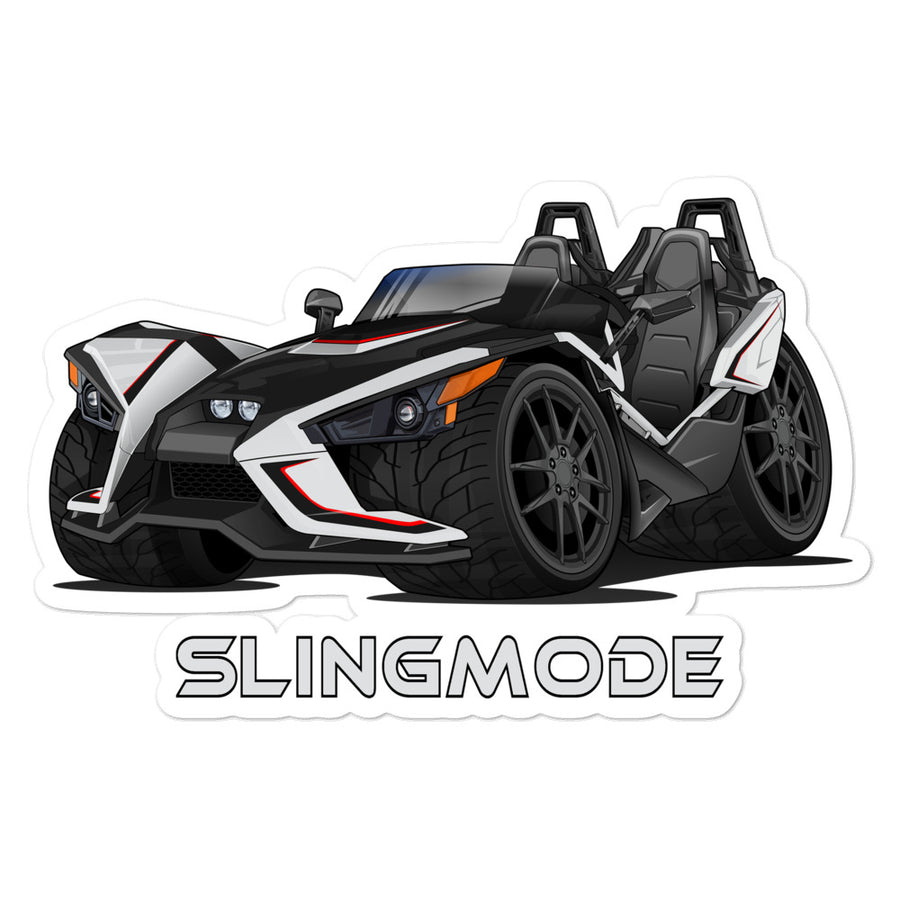 Slingmode Stickers | 2017 SLR Turbo Silver Polaris Slingshot®
