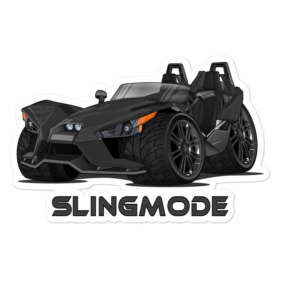 Slingmode Stickers | 2018 S Gloss Black Polaris Slingshot®