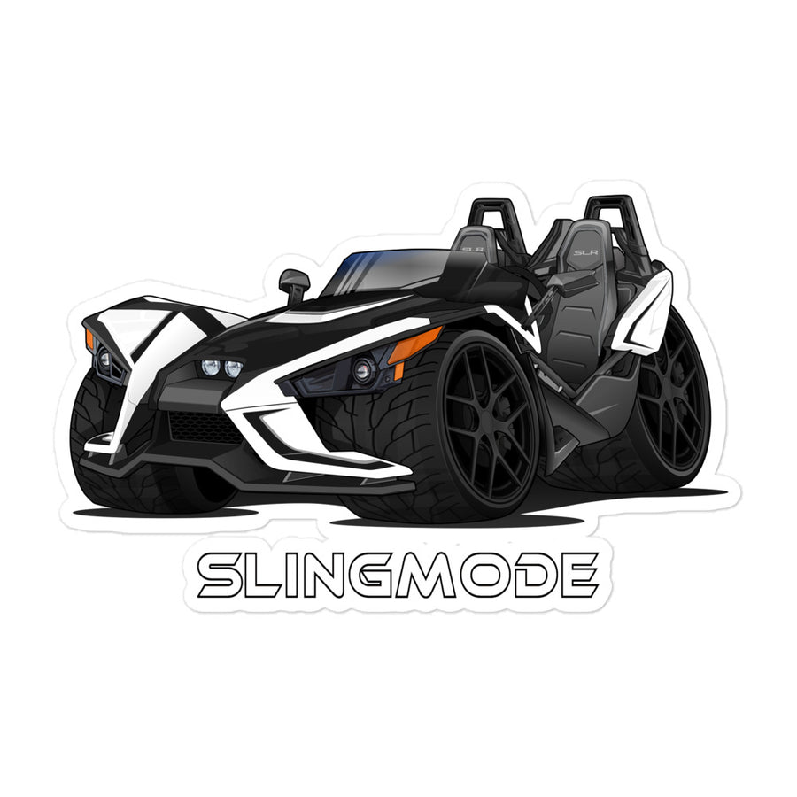 Slingmode Stickers | 2019 SLR Icon Monument White Polaris Slingshot®