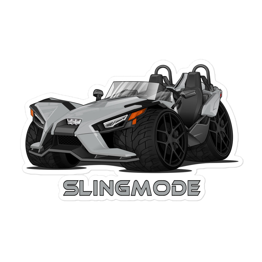 Slingmode Stickers | 2022 S Ghost Gray Polaris Slingshot®