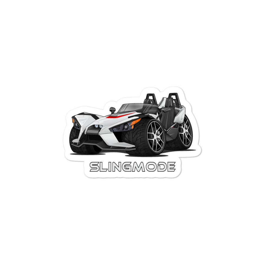 Slingmode Stickers | 2016.5 SL Turbo Silver Polaris Slingshot®