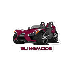 Slingmode Stickers | 2017 SL LE Midnight Cherry Polaris Slingshot®