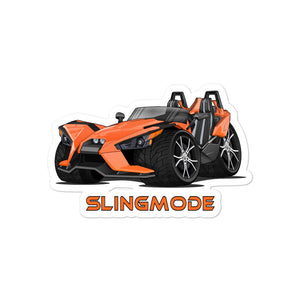 Slingmode Stickers | 2015 SL LE Nuclear Sunset Orange Polaris Slingshot®