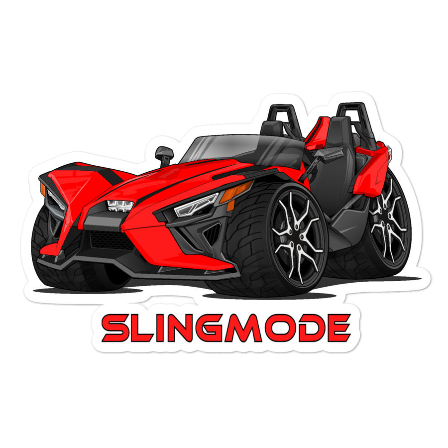 Slingmode Stickers | 2020 SL Red Pearl Polaris Slingshot®